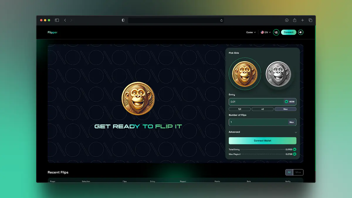Flipper On-chain Game project screenshot